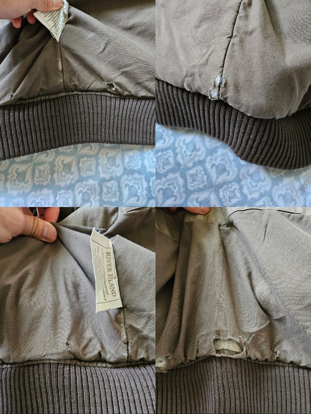 Vintage Y2K River Island Hooded Work Jacket - Picture 5 of 6